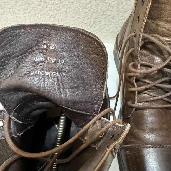 J. Murphy By Johnston & Murphy Mens Size 12 Ankle Boots Brown Leather - Picture 10 of 13